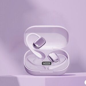 Smartech Gadgets Over-Ear Bluetooth Earbuds in Lavender. New